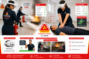 Formation en réalité virtuelle et augmentée professionnelle, sécurité incendie