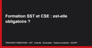Formation SST et CSE